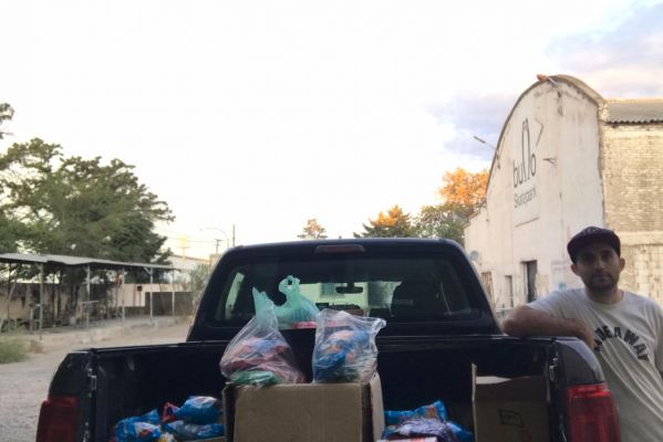 Donación en Cáritas de la parroquia San Pablo